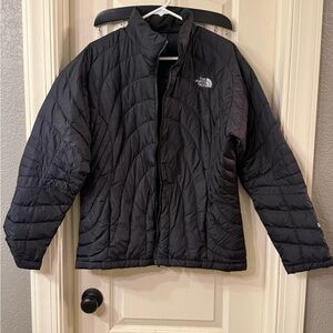 The North Face Charcoal Quilted Jacket